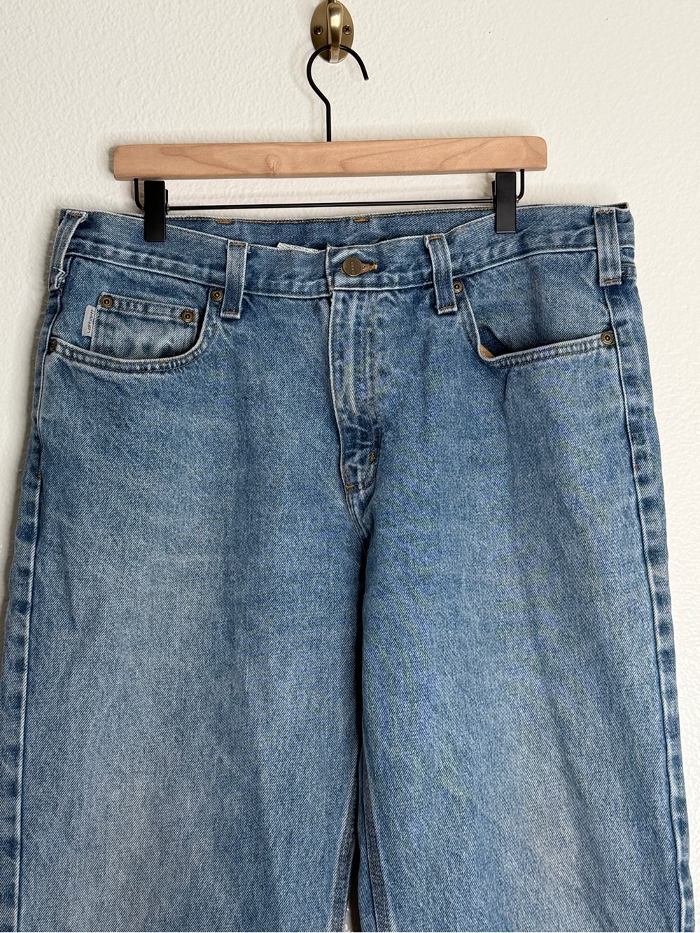 Carhartt Men's Relaxed Fit Straight Leg Jean B460 DPS size 38x30 - Picture 2 of 8